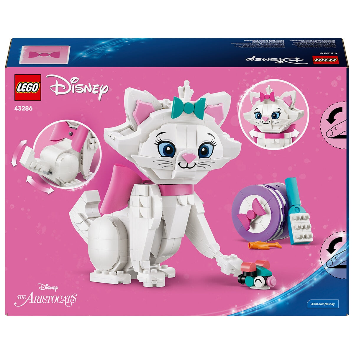 Lego Disney the Aristocats Adorable Marie 369-Piece Set 43286