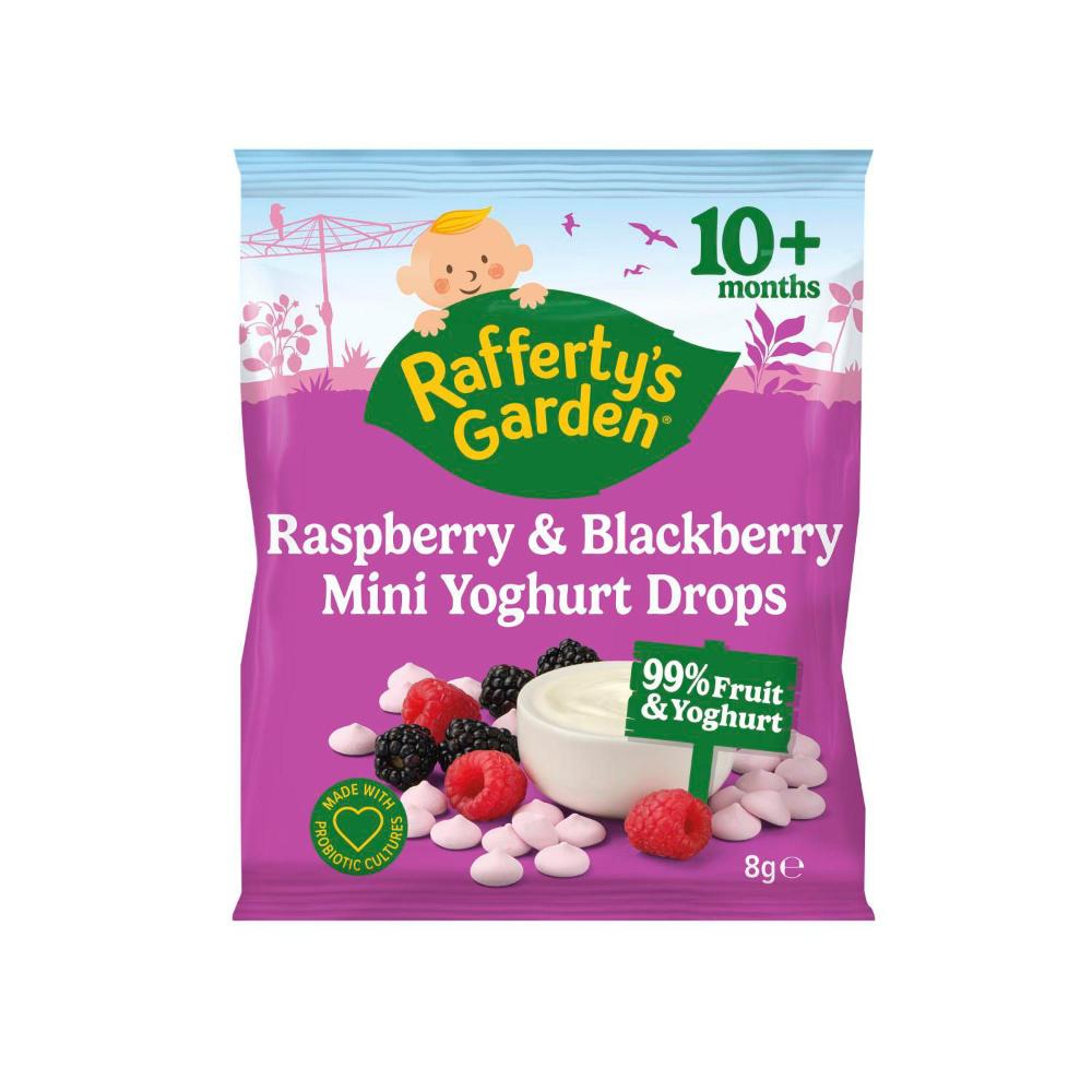 Rafferty's Garden Raspberry & Blackberry Mini Yoghurt Drops 10 Months+ - 8g