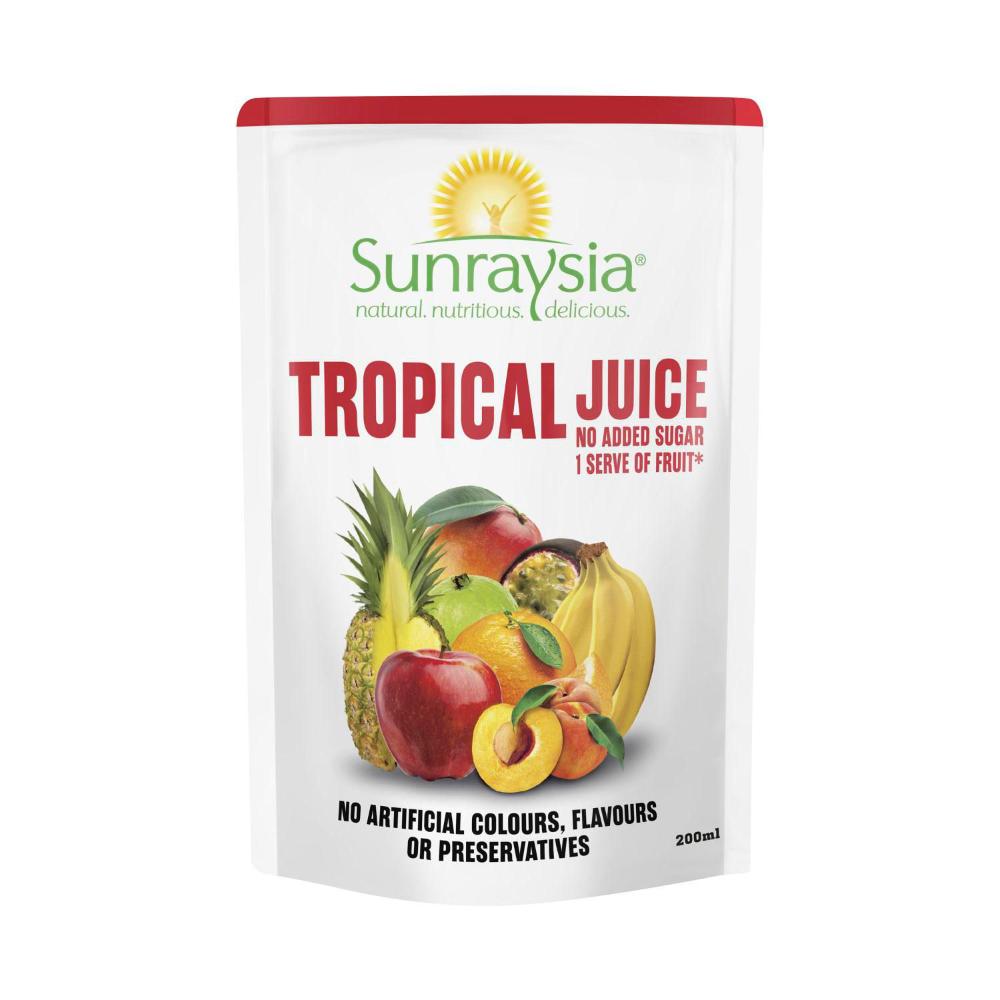 Sunraysia Pouch 99.9% Tropical Juice - 200mL