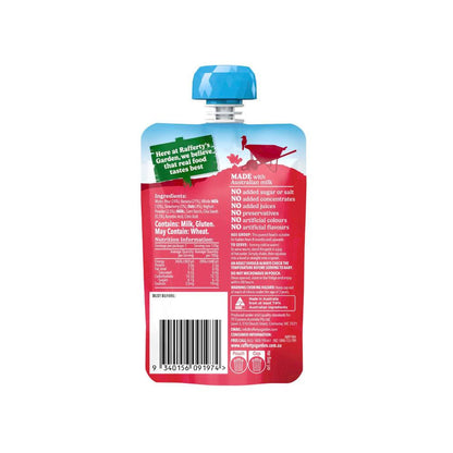 Rafferty's Garden Strawberry & Chia Yoghurt Brekkie No Added Sugar Baby Food Pouch 8+ Months - 120g