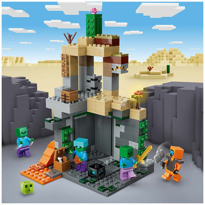 LEGO Minecraft Zombie Dungeon 21587 284-Piece Build Set with Wastelands Wanderer