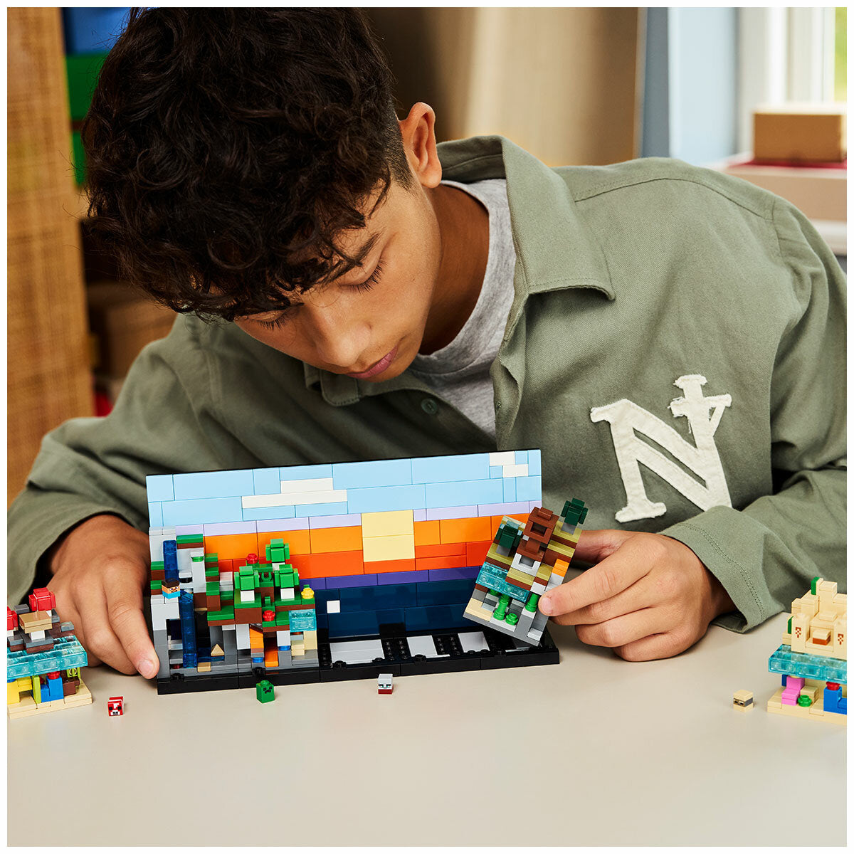 LEGO Minecraft Mini Biomes 21589 797-Piece Set for Display