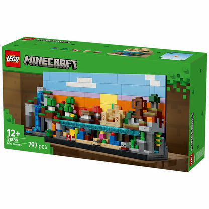 LEGO Minecraft Mini Biomes 21589 797-Piece Set for Display