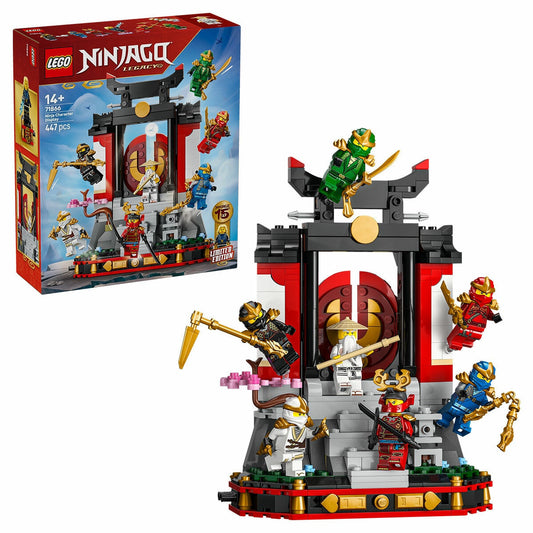LEGO Ninjago 15th Anniversary Ninja Character Display 71866, 447 Pieces