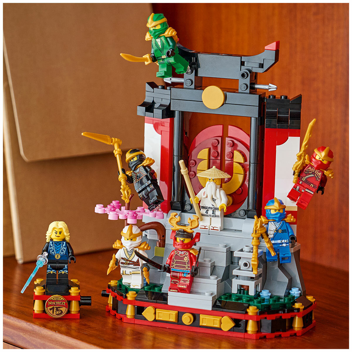 LEGO Ninjago 15th Anniversary Ninja Character Display 71866, 447 Pieces