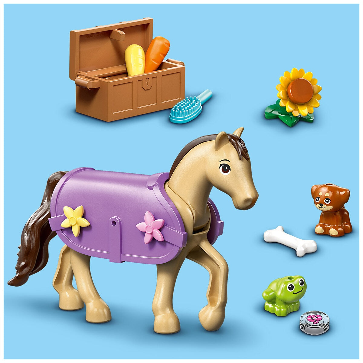 Lego Friends Horse & Baby Foal Trailer Set for Ages 7+ 42695