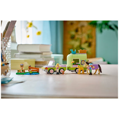 Lego Friends Horse & Baby Foal Trailer Set for Ages 7+ 42695