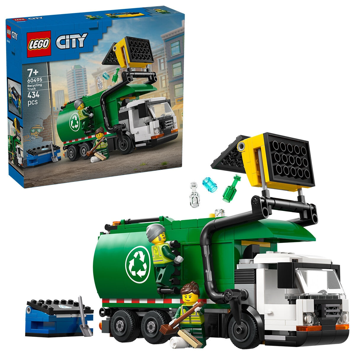 Lego City Recycling Truck Interactive Lorry Playset 7+ 60495