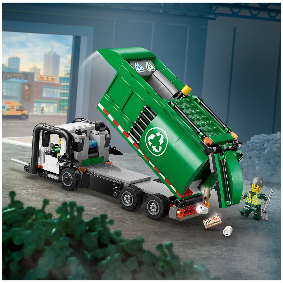 Lego City Recycling Truck Interactive Lorry Playset 7+ 60495