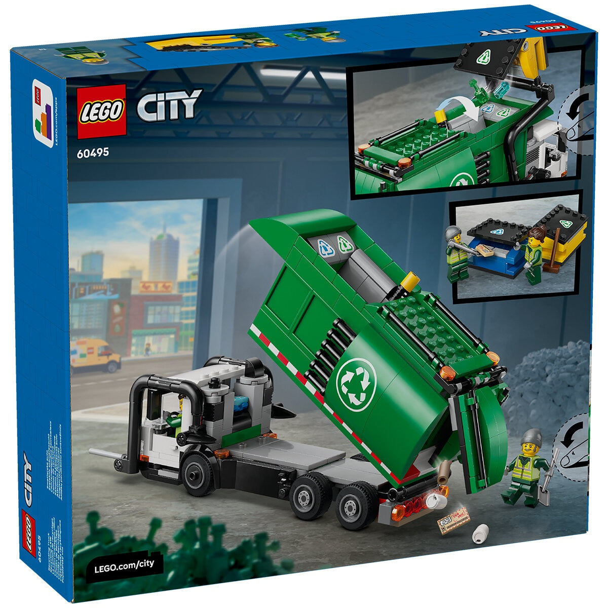 Lego City Recycling Truck Interactive Lorry Playset 7+ 60495