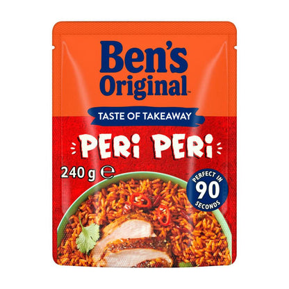 Ben's Original Taste Of Takeaway Peri Peri Rice Pouch - 240g