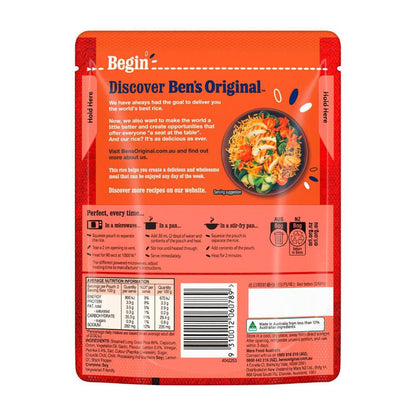 Ben's Original Taste Of Takeaway Peri Peri Rice Pouch - 240g