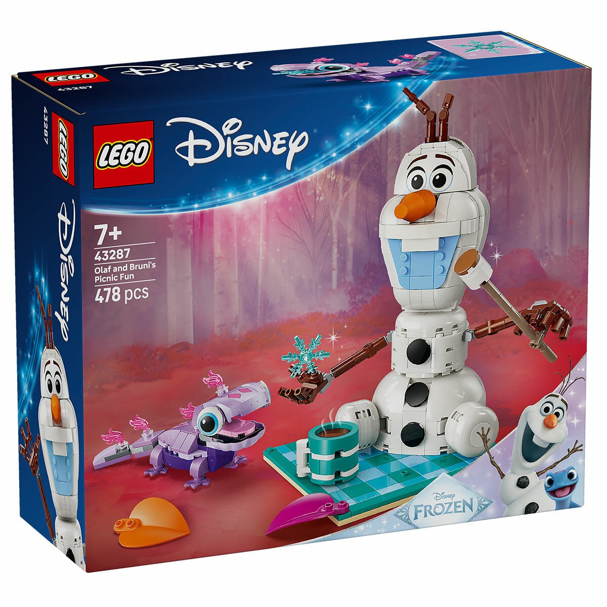 Lego Disney Frozen Olaf & Bruni Picnic Fun 478-Piece Set 43287