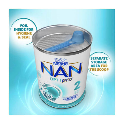 Nestle Nan Optipro 2 Follow-on Baby Formula From 6 To 12 Months - 800g