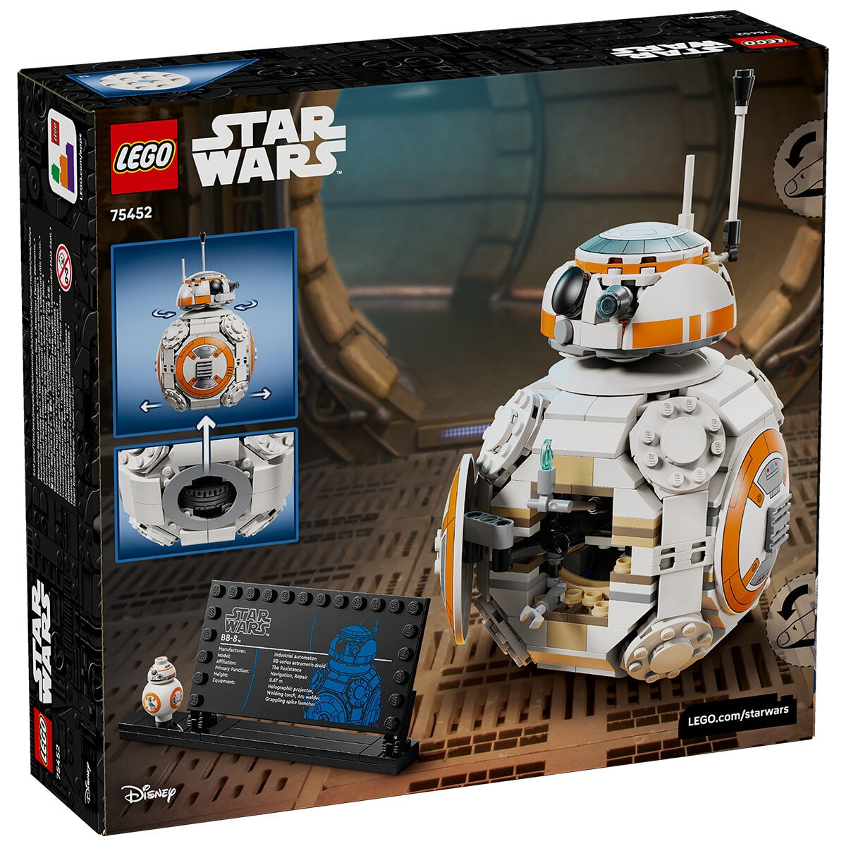 LEGO Star Wars BB-8 Astromech Droid 75452 569 Pieces Interactive Toy
