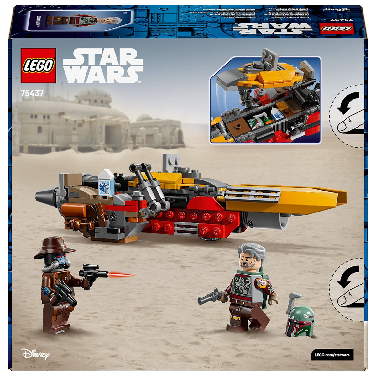 LEGO Star Wars Cobb Vanth’s Speeder 75437 Building Set 207 Pieces