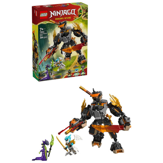 LEGO NINJAGO 364-Piece Cole’s Mission Mech & Dragon Zane 71854