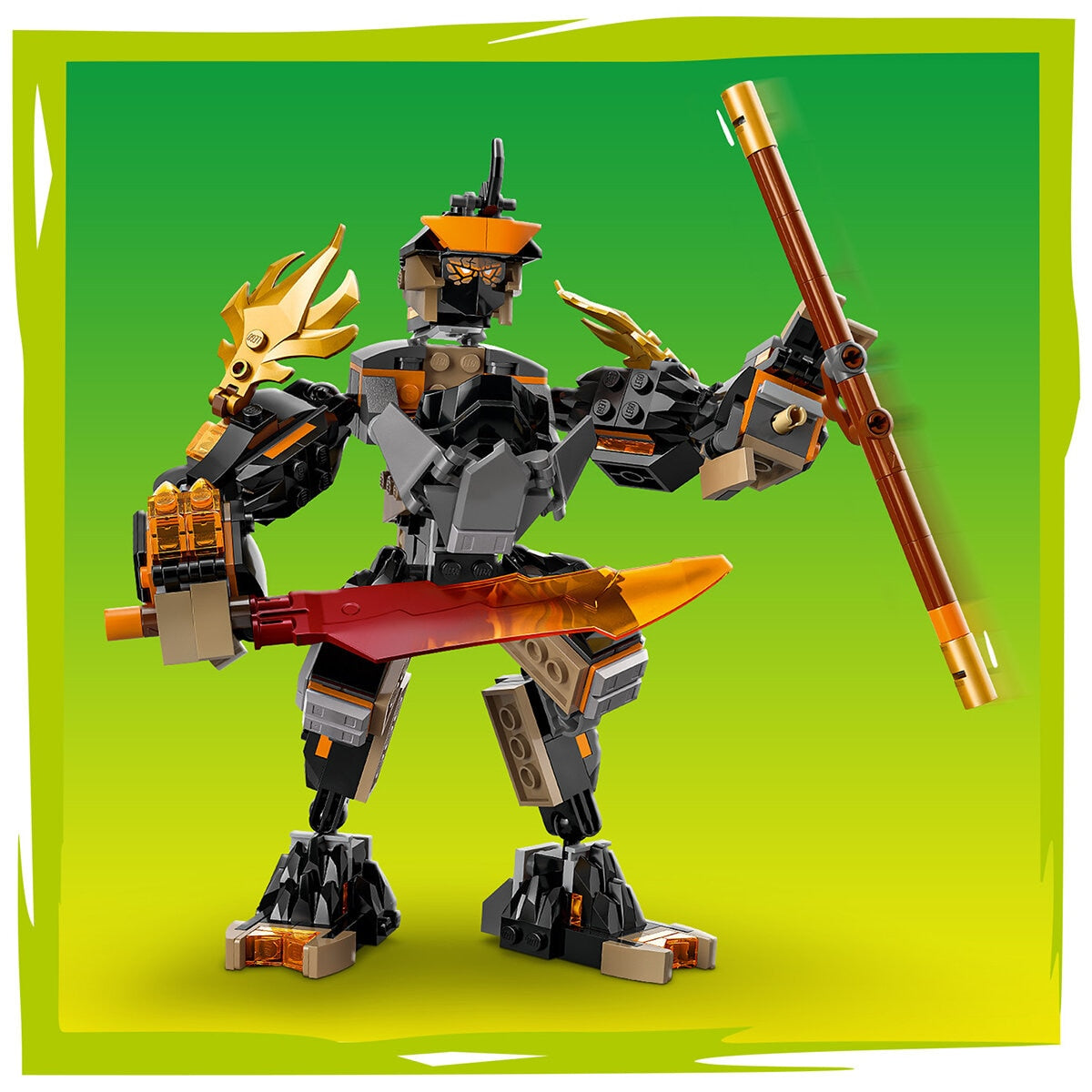 LEGO NINJAGO 364-Piece Cole’s Mission Mech & Dragon Zane 71854