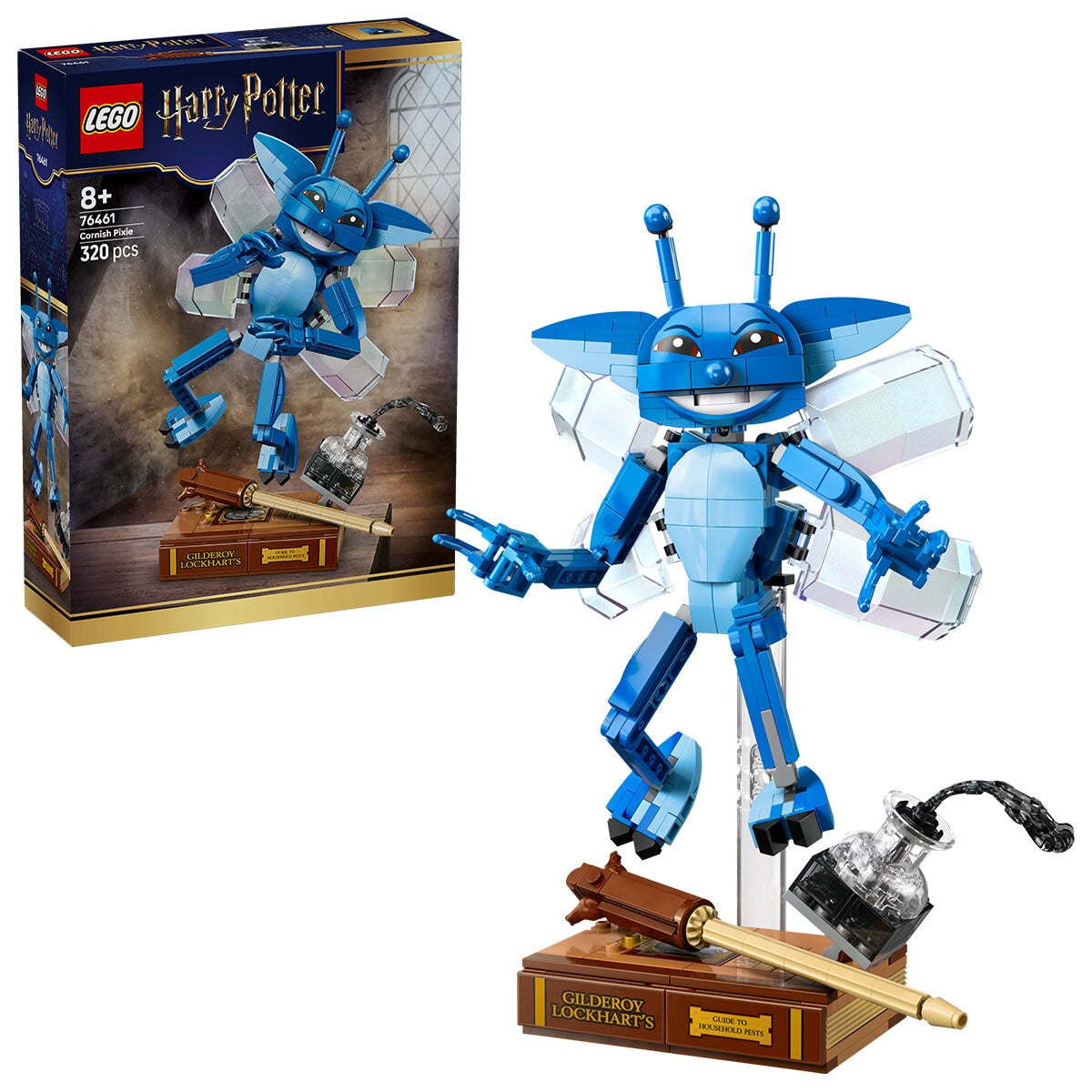 Lego Harry Potter Cornish Pixie 1:1 Posable Figure, 320pc 76461