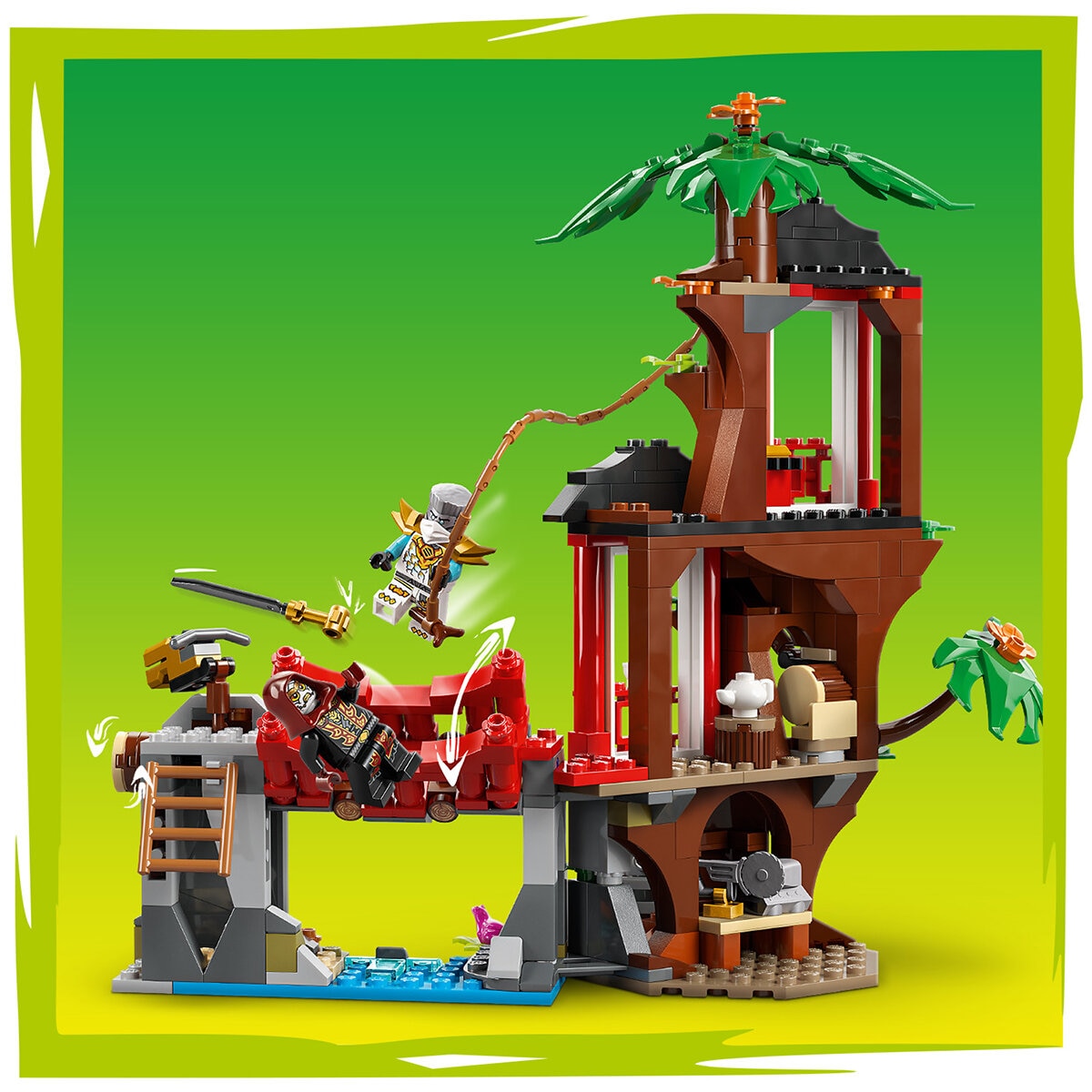 LEGO NINJAGO Ninja Vehicle Tree House Battle 71857 642-Piece Set