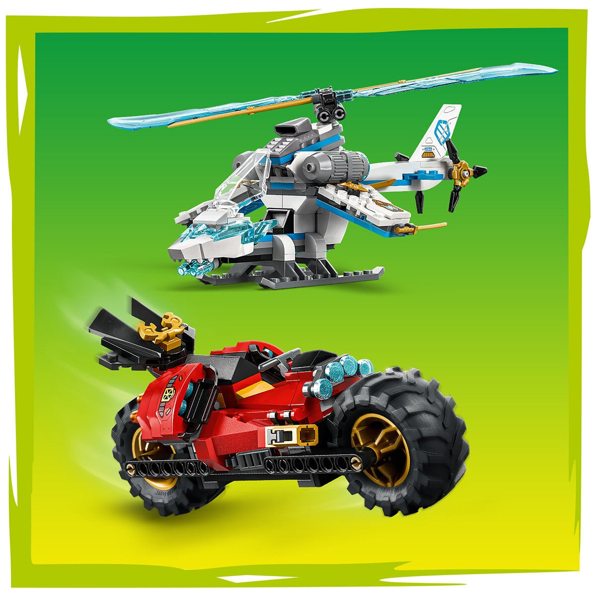 LEGO NINJAGO Ninja Vehicle Tree House Battle 71857 642-Piece Set