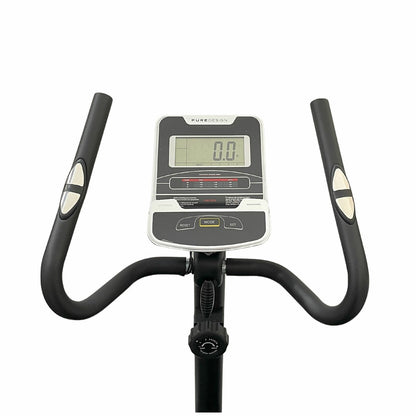 Pure Design Fitness UB7 Upright Bike Quiet Magnetic Drive Black Grey