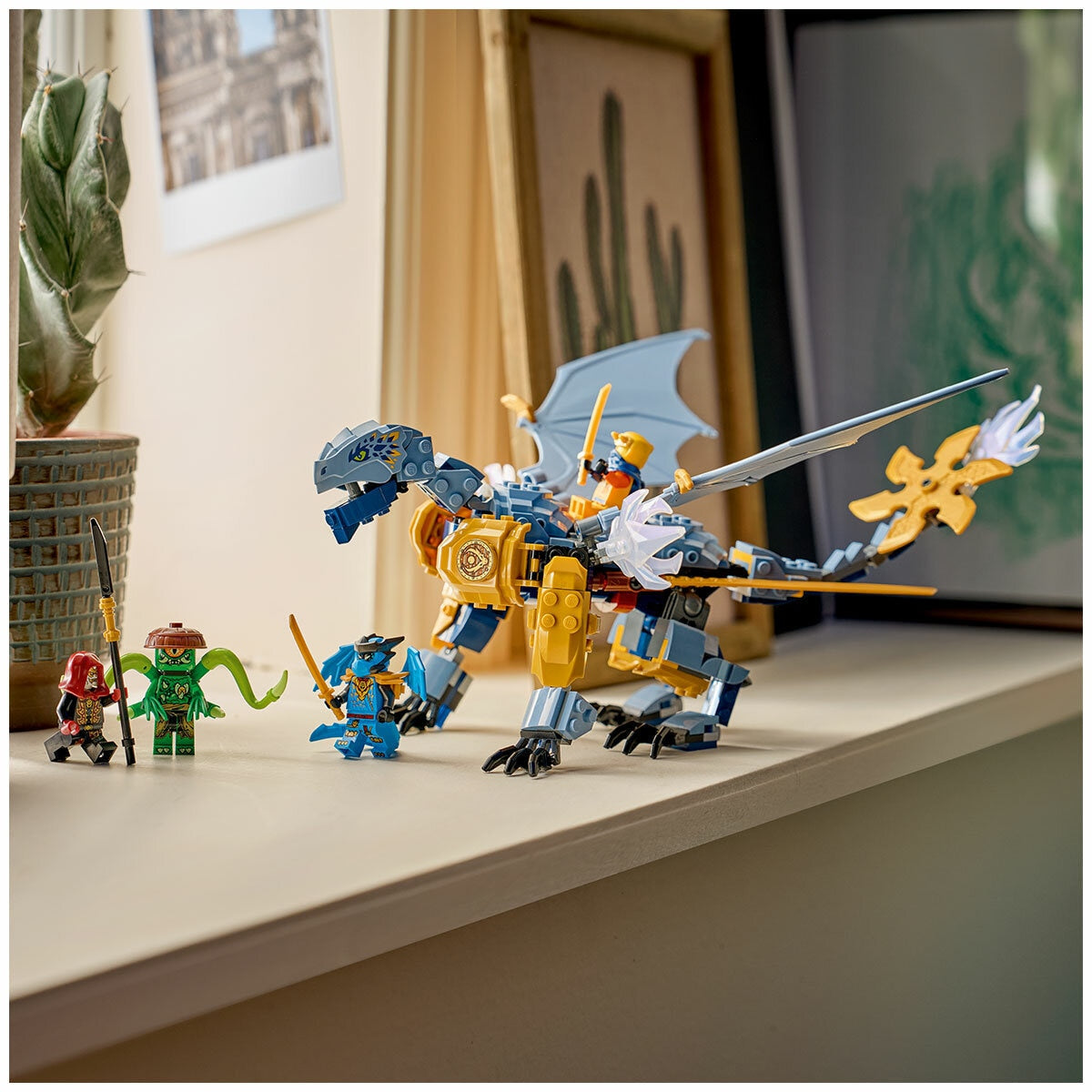 LEGO Ninjago Ninja Dragon Riyu’s Battle 71855 347-Piece Posable