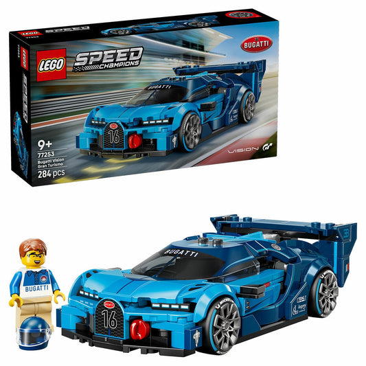 LEGO Speed Champions Bugatti Vision GT Car 77253 284 Pieces Stylish