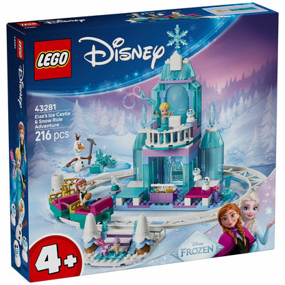 Lego Disney Frozen Elsa Ice Castle Snow Ride Building Set 43281 216 Pieces