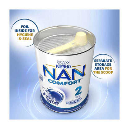 Nestle NAN Comfort 2 Follow-On Baby Formula From 6-12 Months - 800g