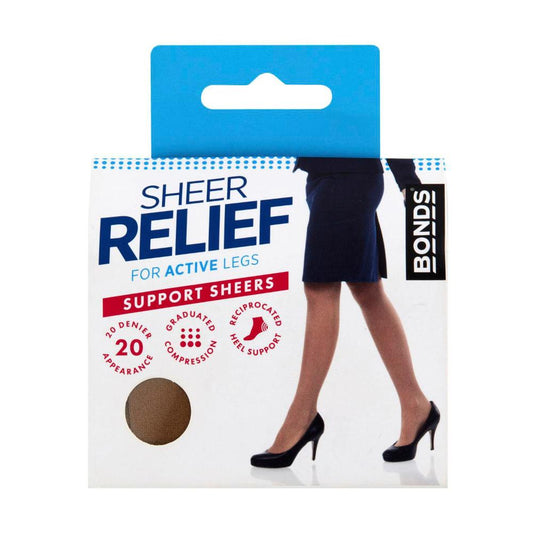 Sheer Relief 32800 Pantyhose Beige Tall - 1 each