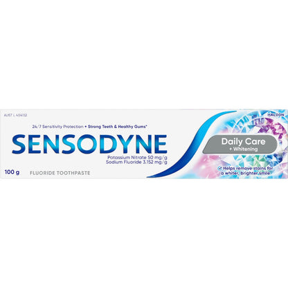 Sensodyne Daily Care & Whitening Sensitive Toothpaste 100g