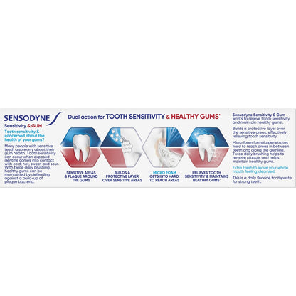 Sensodyne Sensitivty & Gum Toothpaste Extra Fresh 100g