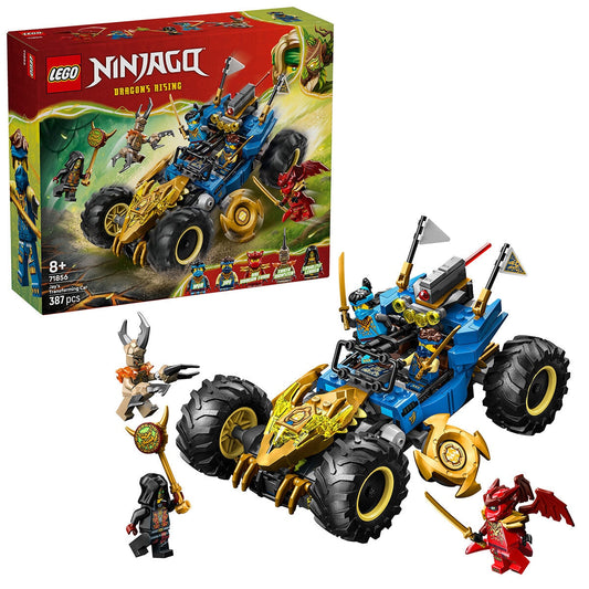LEGO NINJAGO Jay’s Transforming Car 71856 2 in 1 Ninja Car Toy