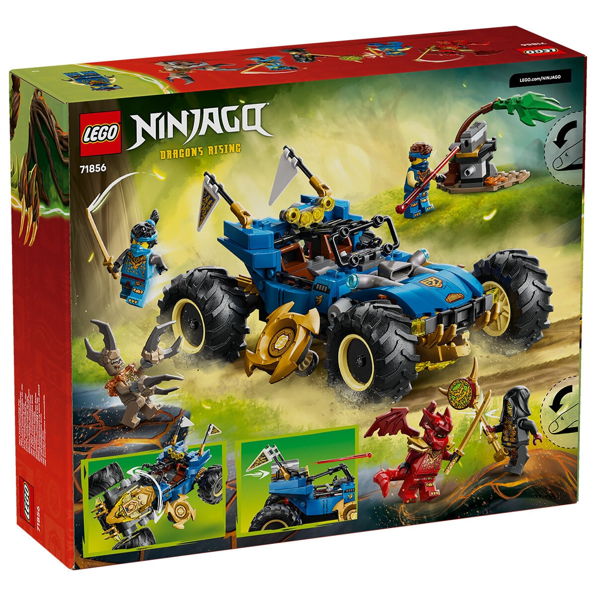 LEGO NINJAGO Jay’s Transforming Car 71856 2 in 1 Ninja Car Toy