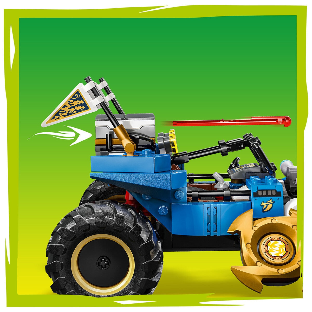 LEGO NINJAGO Jay’s Transforming Car 71856 2 in 1 Ninja Car Toy