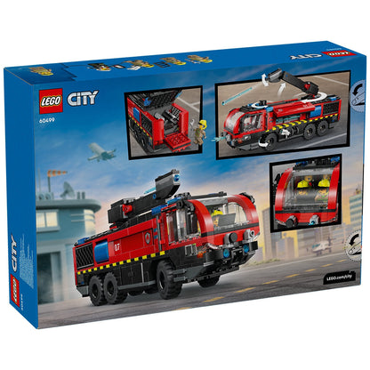 Lego City Airport Fire Truck 691-Piece Emergency Vehicle Toy 60499