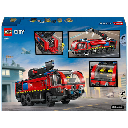 Lego City Airport Fire Truck 691-Piece Emergency Vehicle Toy 60499