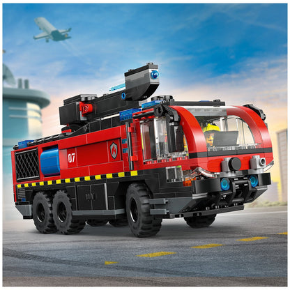 Lego City Airport Fire Truck 691-Piece Emergency Vehicle Toy 60499