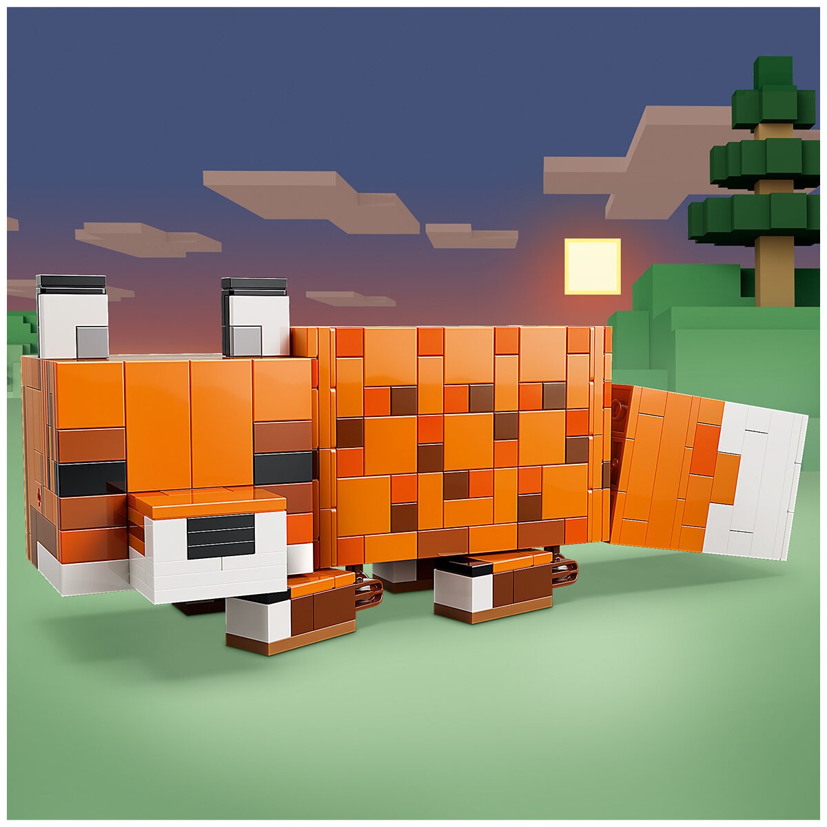 LEGO Minecraft Posable Fox 21588 Building Set 497 Pieces Age 10+