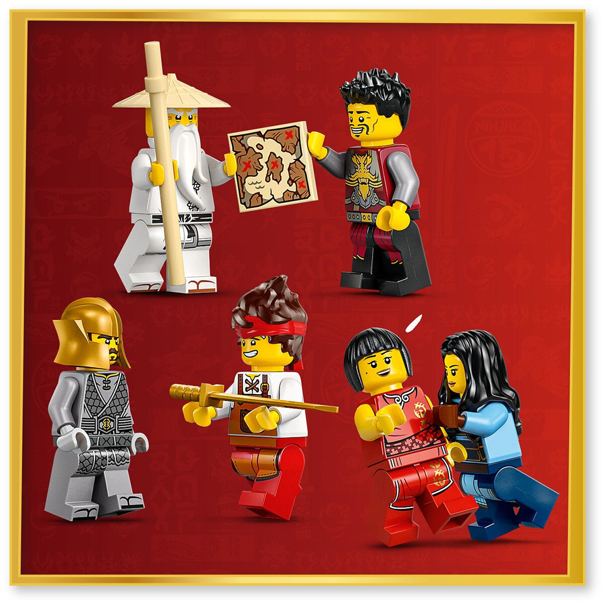 LEGO NINJAGO Four Weapons Blacksmith 15th Anniversary 71858 Black