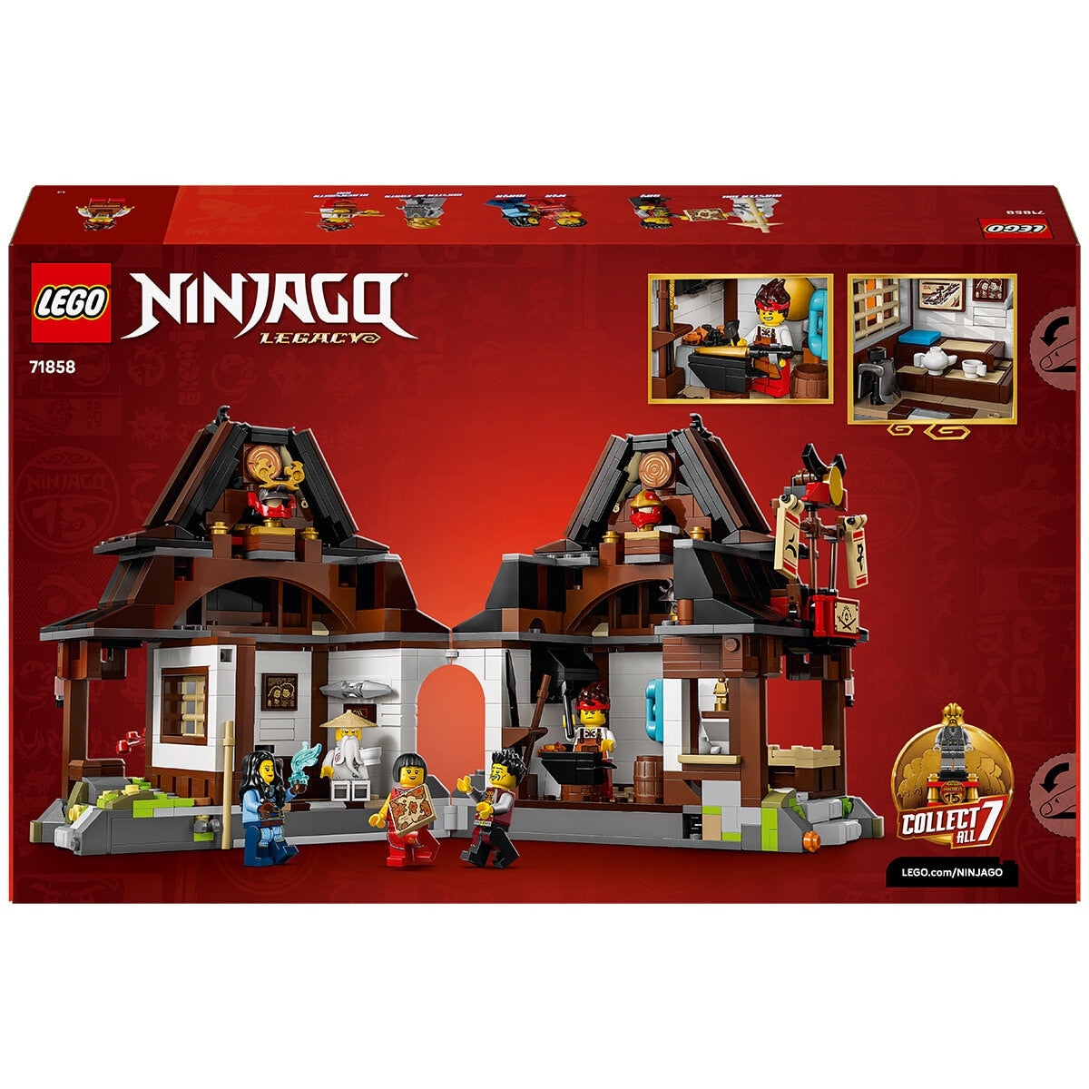 LEGO NINJAGO Four Weapons Blacksmith 15th Anniversary 71858 Black