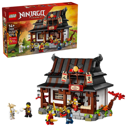 LEGO NINJAGO Four Weapons Blacksmith 15th Anniversary 71858 Black