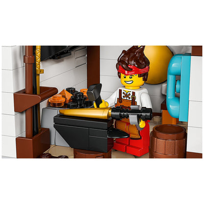 LEGO NINJAGO Four Weapons Blacksmith 15th Anniversary 71858 Black