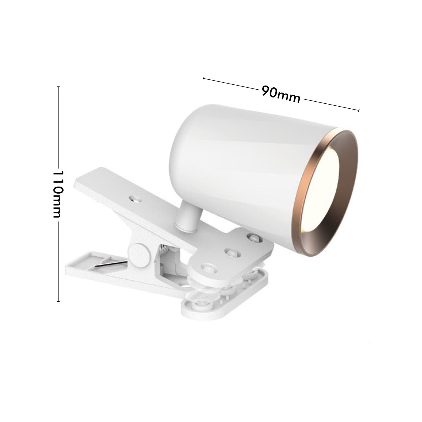 Verve Design LED Clip Lamp - 6W - Silver