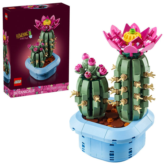 Lego Botanicals Flowering Cactus 482-Piece Pink Flower Set 11509