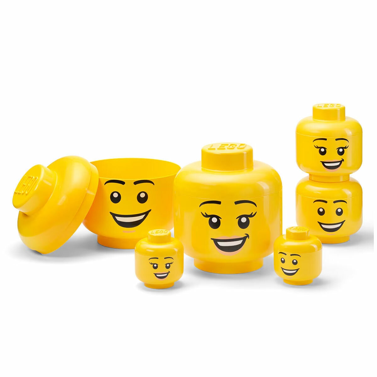 LEGO Storage Head Ultimate Assortment 6-Piece Set Stylish