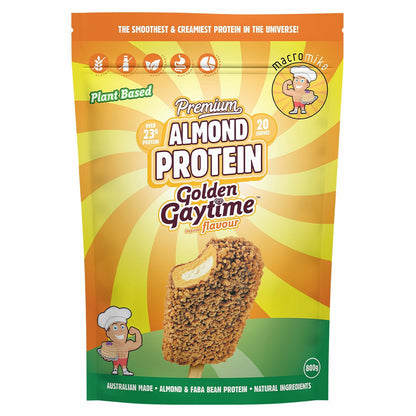 Macro Mike Golden Gaytime Almond Protein Plant-Based 800g