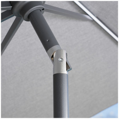 Sunvilla LED Market Umbrella Graphite Aluminium Rechargeable 3m