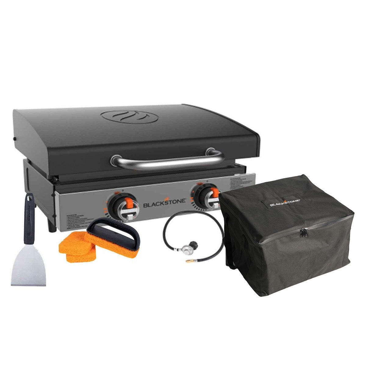 Blackstone Tabletop Griddle Hood Bundle 2405AU Portable Black 559mm